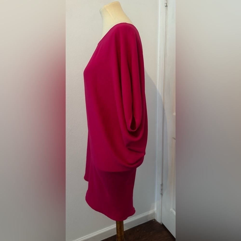 TRINA TURK Radiant Dress Bias Cut Drapey Asymmetrical Cocktail Sexy Size Small - Picture 3 of 11